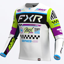 Load image into Gallery viewer, CustomPodiumGladiatorMX_Jersey_WhiteBlackHiVis_SKU_263316-_0110_Front