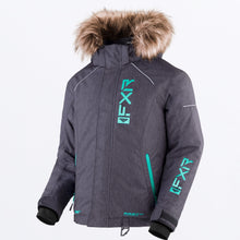 Charger l'image dans la galerie, Fresh_Jacket_Yth_MidGreyHeatherMint_230419-_0752_front