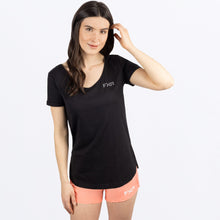 Charger l'image dans la galerie, Lotus_TShirt_W_Black_242255-_1000_Detail2