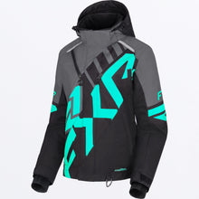 Load image into Gallery viewer, WColdCrossCX_Jacket_BlackCharMint_SKU_270221-_1052_Front