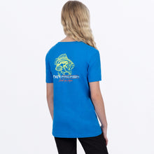Charger l'image dans la galerie, Da_Bass_Premium_TShirt_Y_BlueheatherHivis_232286_4165_back