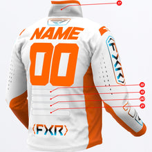 Charger l'image dans la galerie, CustomColdCross_RRJacket_WhiteOrangeBlue_250099-_0130_back