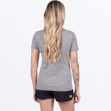 Charger l'image dans la galerie, HeliumPremium_VNeck_TShirt_W_GreyHeatherBlack_252222-_0710_back**hover**