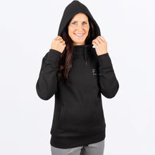 Load image into Gallery viewer, WBassCottonPO_Hoodie_BlackMauiBlue_SKU_261220-_1043_Extra2