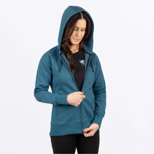 Load image into Gallery viewer, DiamondZip_Hoodie_W_DarkSteel_251220-_0300_side