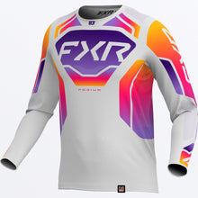 Charger l'image dans la galerie, CustomPodiumRelayMX_Jersey_GreyPurpleTang_SKU_263341-_0580_Front