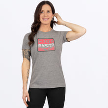 Load image into Gallery viewer, Emblem_PremiumTShirt_W_GreyHeatherRazz_251411-_0728_Front