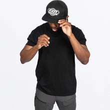 Load image into Gallery viewer, RaceDiv_Hat_U_BlackWhite_251642-_1001_model