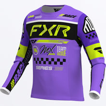 Charger l'image dans la galerie, PodiumGladiatorMX_Jersey_PurpleBlackHiVis_SKU_263342-_8010_Front