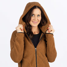 Load image into Gallery viewer, WSapphire_SherpaHoodie_CopperBlk_SKU_261201-_1910_Extra2