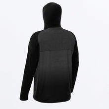 Charger l'image dans la galerie, Tournament_Pro_Hybrid_UPF_Pullover_Hoodie_M_AsphaltHeatherBlack_232090_0610_back