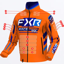 Load image into Gallery viewer, CustomColdCrossRR_Jacket_OrangeBlue_SKU_260099-_3040_Front