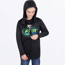 Charger l'image dans la galerie, RaceDiv_TechZip_Hoodie_Y_BlackLime_251502-_1070_side