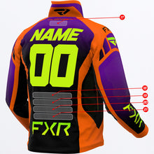 Charger l'image dans la galerie, CustomColdCross_RRJacket_PurpleOrangeLime_250099-_8030_back