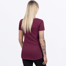 Charger l'image dans la galerie, Lotus_TShirt_W_Merlot_242255-_2700_back