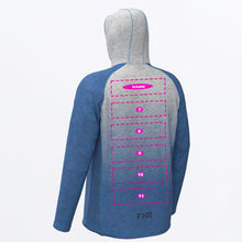 Charger l'image dans la galerie, Attack_Air_UPF-_Pullover_Hoodie_M_BlueHeather_232026-_4100_back**hover**
