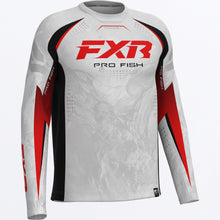 Load image into Gallery viewer, MTournamentAirUPF_Longsleeve_GreyUndertowRed_SKU_262087-_0720_Front