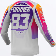 Charger l'image dans la galerie, CustomPodiumRelayMX_Jersey_GreyPurpleTang_SKU_263341-_0580_Extra