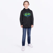 Charger l'image dans la galerie, RaceDiv_TechZip_Hoodie_Y_BlackLime_251502-_1070_Fullbody