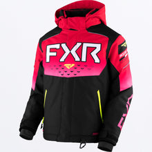 Load image into Gallery viewer, YthHelium_Jacket_BlackRaspberryFadeHiVis_SKU_230403-_1028_Front
