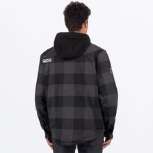 Load image into Gallery viewer, TimberInsulatedFlannel_Jacket_U_CharcoalBlack_231117-_0810_back
