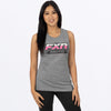 Grey Heather/E Pink / XS