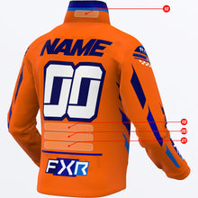 Load image into Gallery viewer, CustomColdCrossRR_Jacket_OrangeBlue_SKU_260099-_3040_Extra
