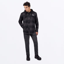 Load image into Gallery viewer, TimberInsulatedFlannel_Jacket_M_CharcoalBlack_231117-_0810_side
