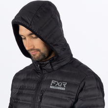 Charger l&#39;image dans la galerie, PodiumHybridQuilted_Hoodie_M_Black_221112-1010_Side1
