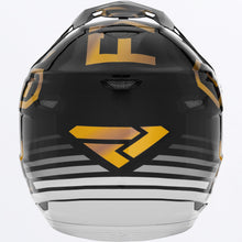 Load image into Gallery viewer, 6DATR2_Helmet_BlackWhiteGold_230610-_1062_back
