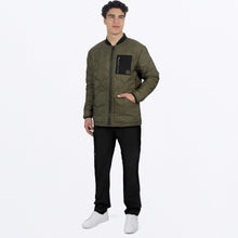 Charger l'image dans la galerie, UnisexRigQuilted_Jacket_MossBlack_SKU_242034-_7910_Extra1
