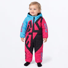 Load image into Gallery viewer, InfantKickerSnow_Suit_SkyBlueRazz_SKU_271510-_5328_Front
