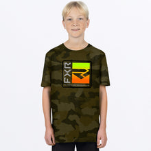 Load image into Gallery viewer, Broadcast_PremiumTShirt_Y_ArmyCamoInferno_242285-_7626_Front

