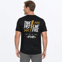 Charger l'image dans la galerie, MRideFastLiveFreePremium_T-Shirt_BlackGold_SKU_262021-_1062_Extra
