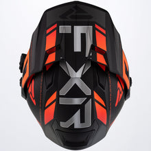 Load image into Gallery viewer, Maverick-X_Helmet_BlackOrange_220623-_1030_top
