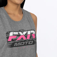 Charger l'image dans la galerie, Moto_Premium_Muscle_Tank_W_GreyHeatherEPink_232234_0794_frontDetail
