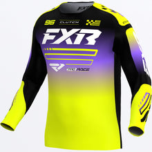 Charger l'image dans la galerie, YthClutchMX_Jersey_HiVisBlackPurple_SKU_263306-_6510_Front
