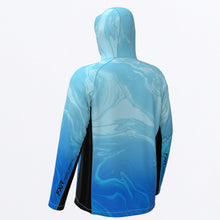 Load image into Gallery viewer, DerbyAirUPF_PO_Hoodie_M_BlueLiquidMarble_242097_4100_back**hover**

