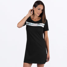 Charger l'image dans la galerie, TrackTShirt_Dress_W_BlackPalms_242215-_1071_front
