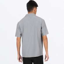 Load image into Gallery viewer, BreezePerformanceUPF_PoloShirt_Grey_242082-_0500_back
