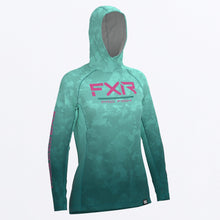 Charger l'image dans la galerie, Derby_UPF_Pullover_Hoodie_W_SeafoamCamoEPink_232246_5994_front
