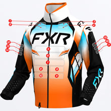 Load image into Gallery viewer, CustomColdCrossRR_Jacket_SkyWhiteOrange_SKU_260099-_5301_Front
