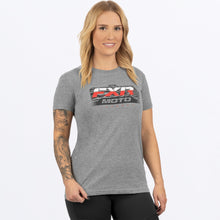Charger l'image dans la galerie, Moto_Premium_Boyfriend_W_TShirt_GreyHeatherRed_232224-_0720_front

