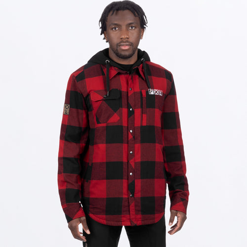 UnisexTimberInsFlanel_JKT_M_RustBlack_231117-_3710_front