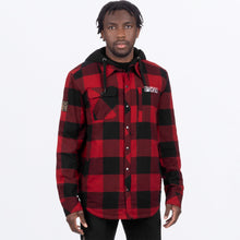 Load image into Gallery viewer, UnisexTimberInsFlanel_JKT_M_RustBlack_231117-_3710_front
