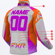 Charger l'image dans la galerie, CustomColdCross_RRJacket_GreyOrangeRazz_250099-_3028_back

