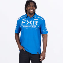 Charger l'image dans la galerie, MRaceDivPerformanceUPFPolo_Shirt_BlueWhite_SKU_252010-_4001_Front
