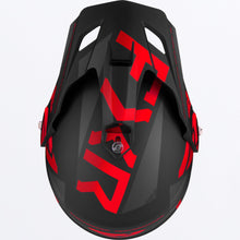 Load image into Gallery viewer, TorqueXTeam_Helmet_BlackRed_230635-_1020_top
