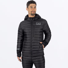 Charger l&#39;image dans la galerie, PodiumHybridQuilted_Hoodie_M_Black_221112-1010_Front
