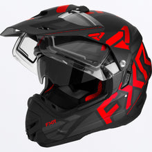 Load image into Gallery viewer, TorqueXTeam_Helmet_BlackRed_230635-_1020_open
